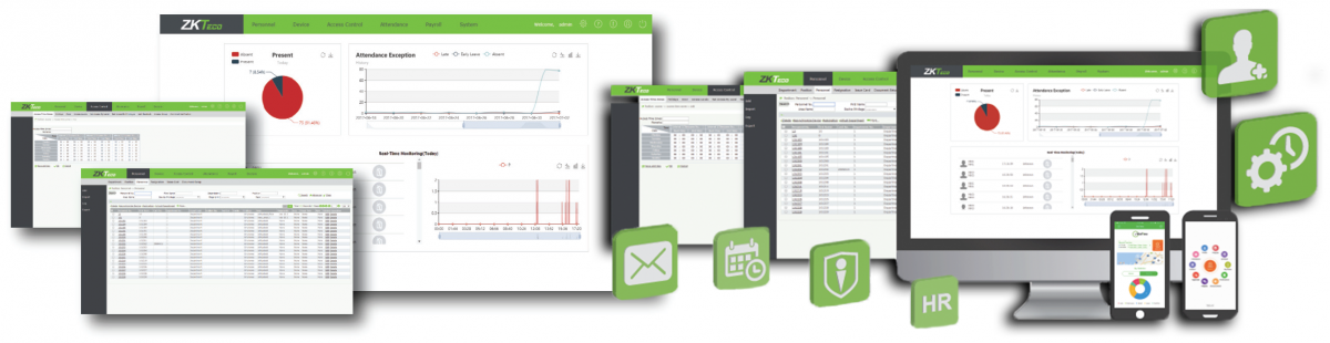 Zkteco Biotime , time attendance Software