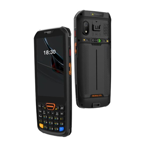 iMachine TK02 Smart Handheld Data Terminal front and rear view - Rugged Android PDA Supplier in Dubai UAE and Africa