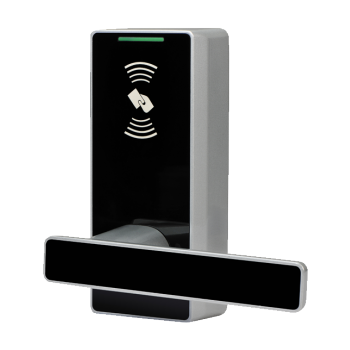 ZKTeco ML10R smart lock in Dubai UAE with rugged design, RFID and 13.56MHz Mifare card technology, LED indicator, buzzer, emergency key override, and power-loss data retention.
