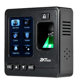 ZKTeco UHF long-range RFID reader in Dubai UAE with up to 12m adjustable read range, dual-polarization mode, trigger/always-read options, and IP66 weatherproof design for outdoor use.